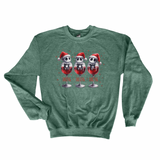 Drink Drank Drunk Skeleton Christmas Sweatshirt