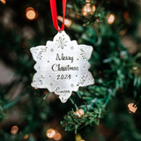 Custom snowflake ornament
