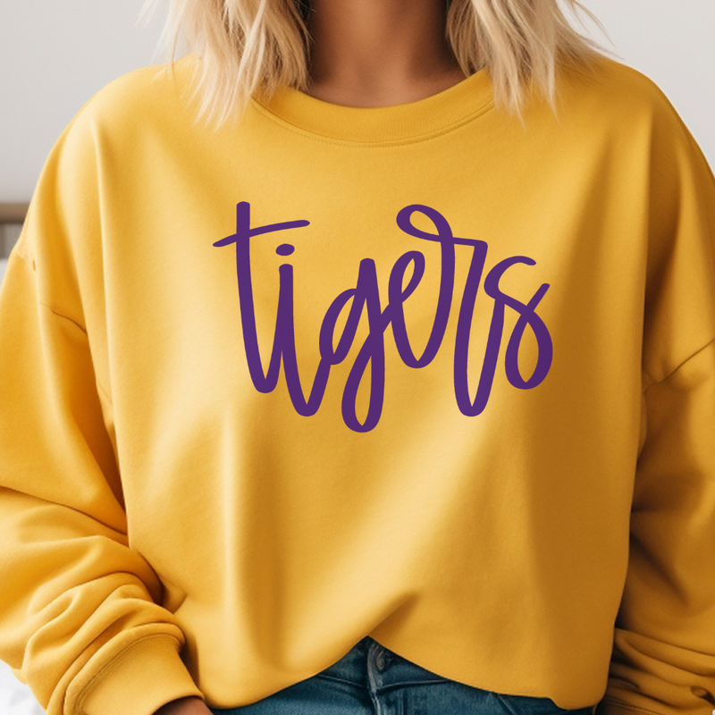 Tigers Sweatshirt in gold