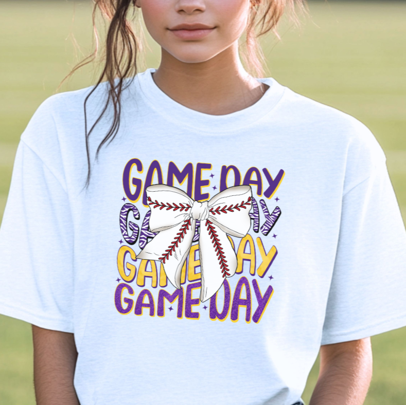 Game Day T-Shirt – Sporty Graphic Tee for Baseball Moms