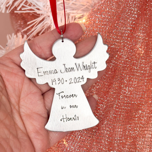 Personalized Angel Christmas Ornament