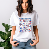 In My 4th of July Era T-Shirt white gildan shirt