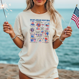 In My 4th of July Era T-Shirt comfort colors Ivory