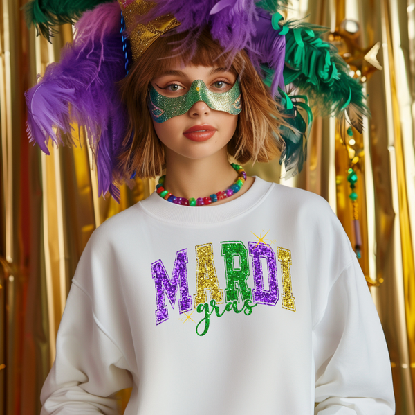 Mardi Gras sweatshirt