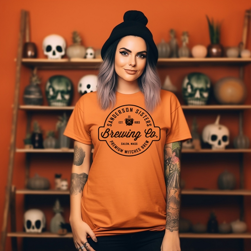 Sanderson Sisters Brewing Co Halloween Graphic Tee