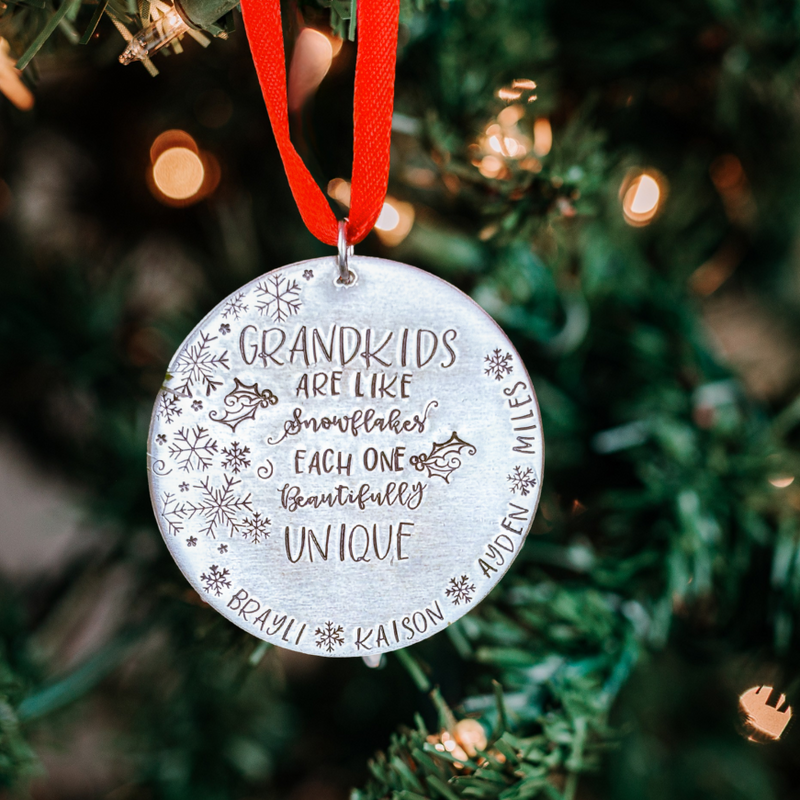 Grandkids ornament