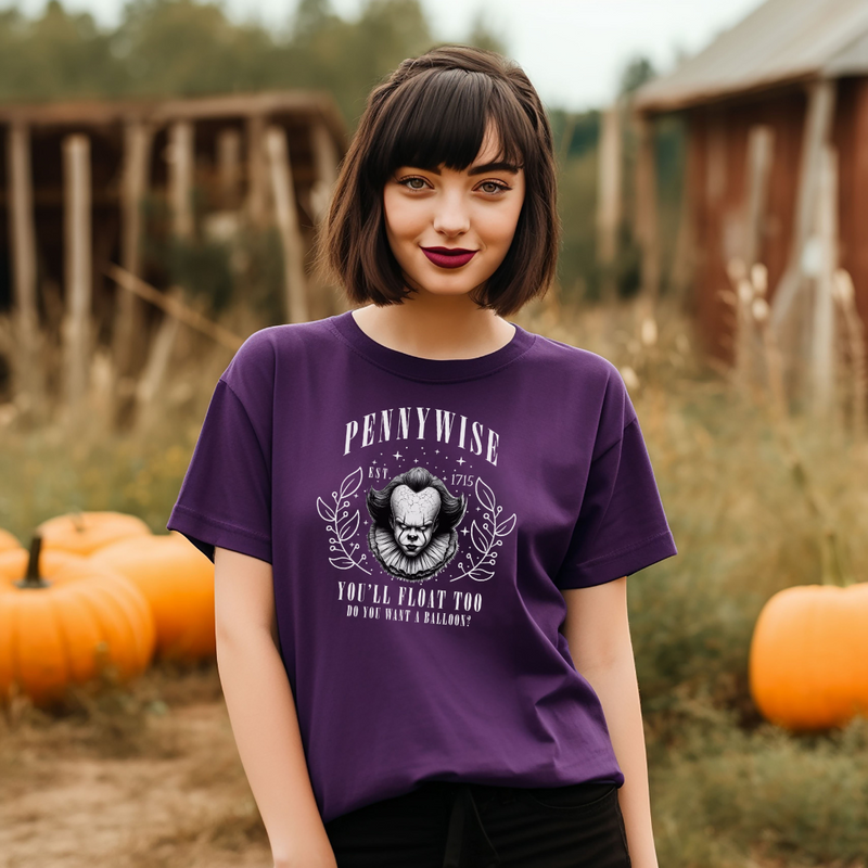 Clown Halloween Graphic Tee