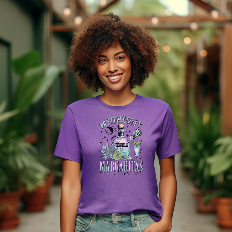 Midnight Margaritas Halloween Graphic Tee