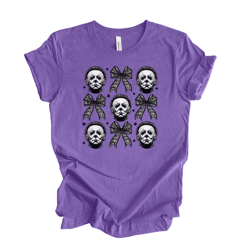 Coquette Michael Myers Halloween Graphic Tee