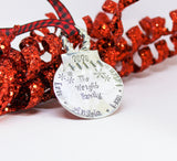 Santa's magic key Christmas ornament
