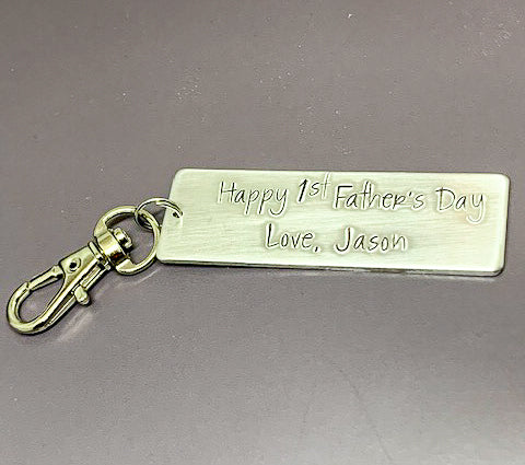 1st Father's Day key chain