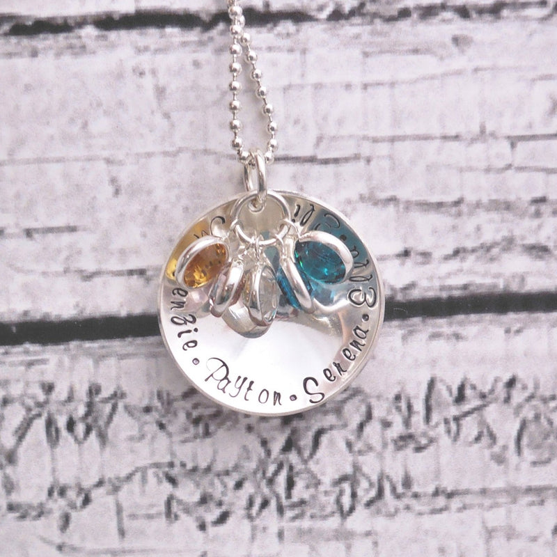 Sterling silver love you forever necklace - Delena Ciastko Designs